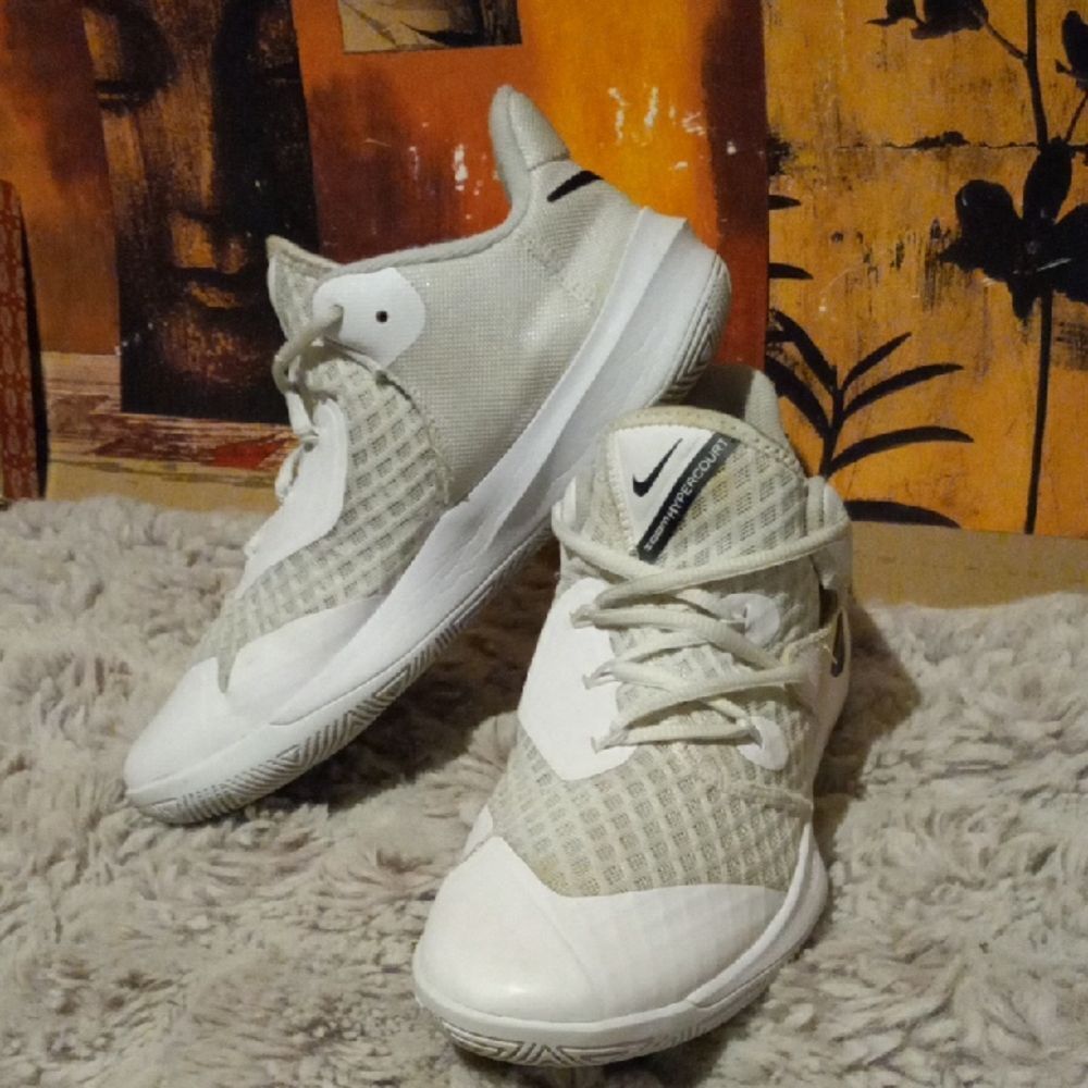 Nike Kids Cream And White Sneakers